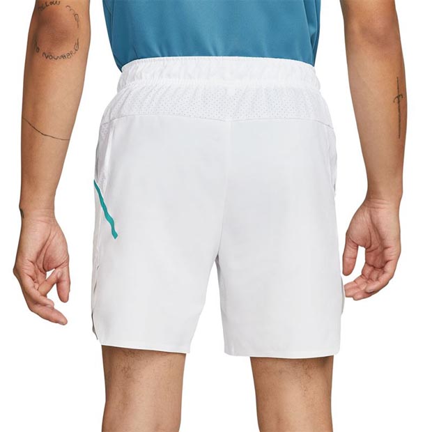 [나이키 남성용 멜번 팀 코트 플렉스 슬램 테니스 반바지] NIKE Men`s Melbourne Team Court Flex Slam Tennis Short - White