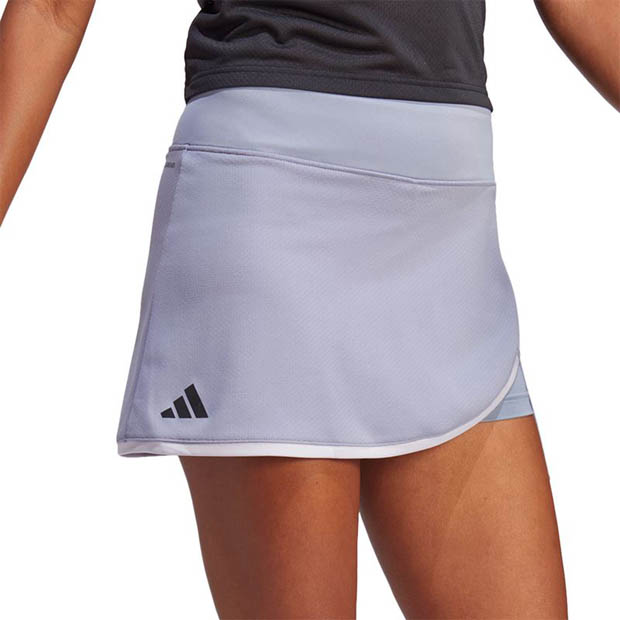 [아디다스 여성용 클럽 테니스 스커트] Adidas Women&#039;s Club 13 Inch Tennis Skirt - Silver Violet