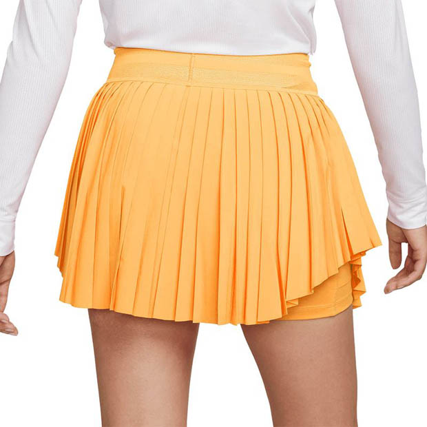[나이키 여성용 코트 드라이핏 슬램 테니스 스커트] NIKE Women`s Court Dri-FIT Slam Tennis Skirt - Sundial