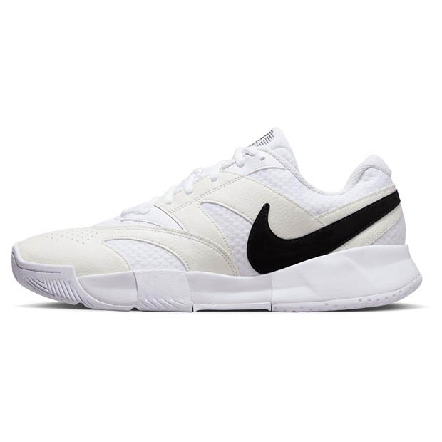 [나이키 남성용 코트 라이트 4 테니스화]  NIKE Men&#039;s Court Lite 4 Tennis Shoes - White and Black