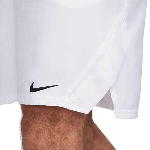 [나이키 남성용 드라이-핏 빅토리 9인치 테니스 반바지] NIKE Men`s Dri-Fit Victory 9 Inch Tennis Shorts - White