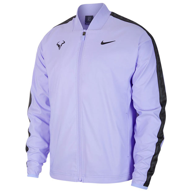 [나이키 남성용 라파 나달 코트 테니스 자켓] NIKE Men`s Rafa Court Tennis Jacket - Purple Pulse
