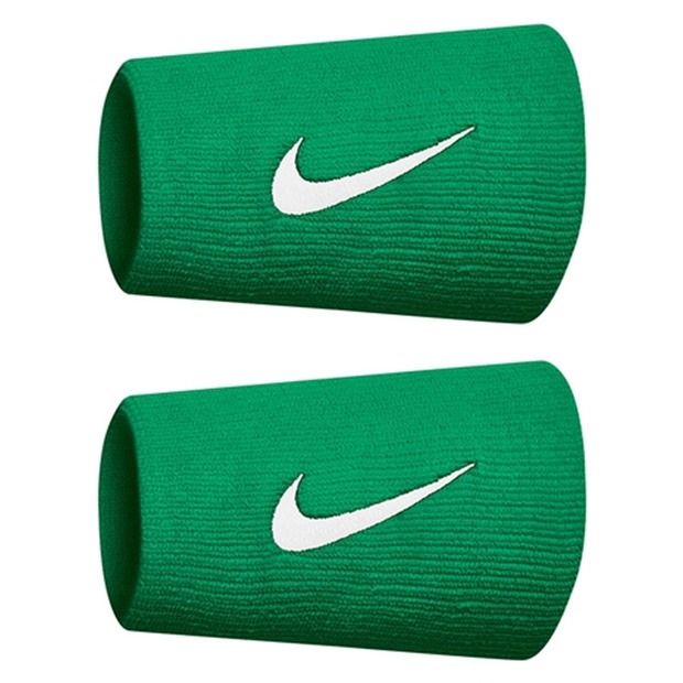 [나이키 프리미어 더블와이드 테니스 손목밴드]Nike Premier Doublewide Tennis Wristbands - Malachite