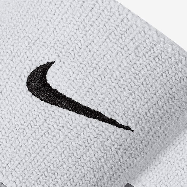 [나이키 프리미어 싱글와이드 테니스 손목밴드]Nike Premier Singlewide Tennis Wristband - White w/ Black