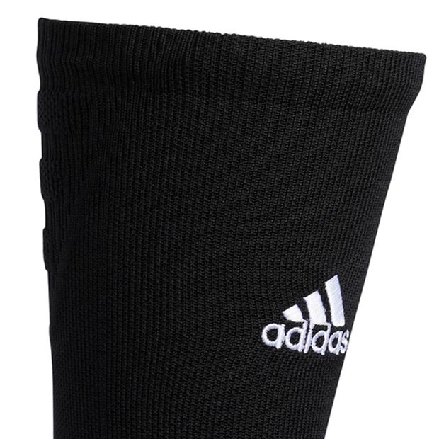 [아디다스 남성용 알파스킨 맥스 쿠션 크루 양말] Adidas Men&#039;s Alphaskin Max Cushioned Tennis Crew Socks - Black