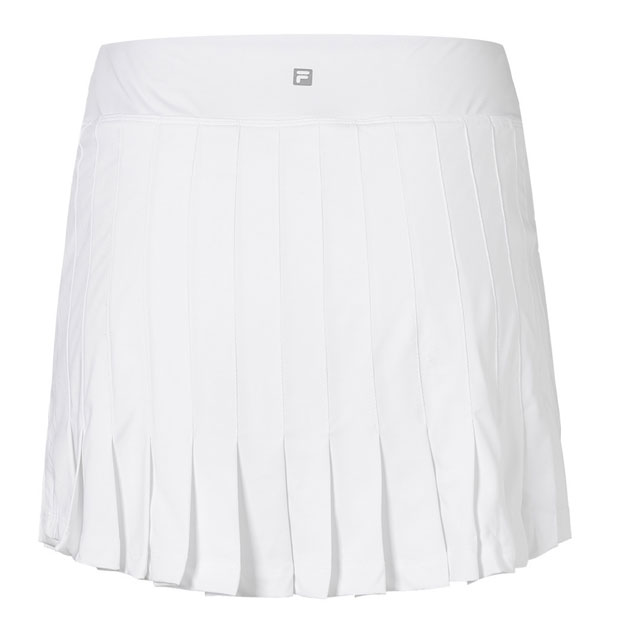 [휠라 여성용 Awning 플리티드 14.5인치 테니스 스커트]FILA Women`s Awning Pleated 14.5 Inch Tennis Skirt - White