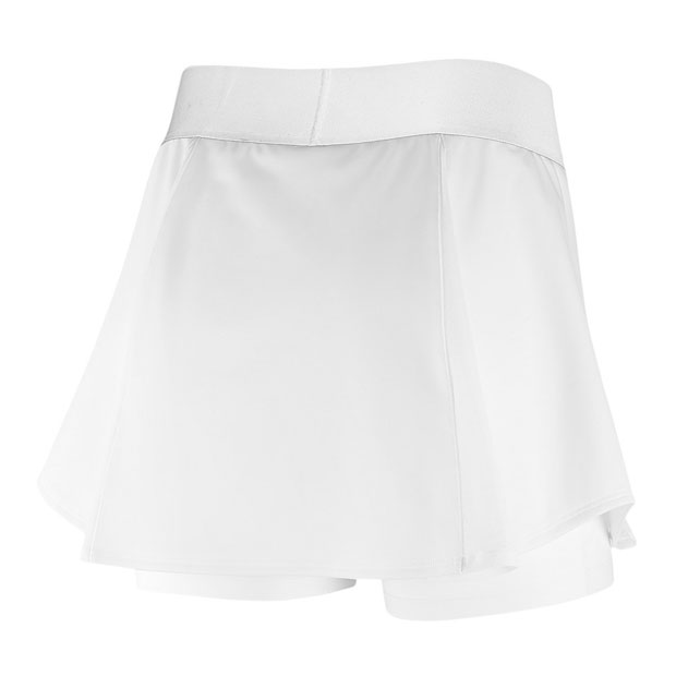 [나이키 여성용 코트 엘레베이티드 플라운시 테니스 스커트] NIKE Women`s Court Elevated Flouncy Tennis Skirt (치마길이 옵션) - White