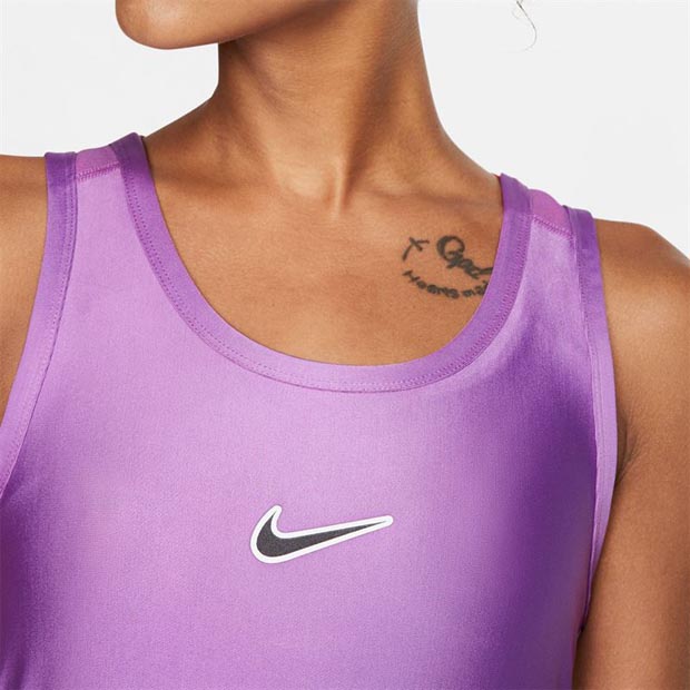 [나이키 여성용 코트 테니스 바디수트] NIKE Women`s Court Tennis Bodysuit - Purple Nebula