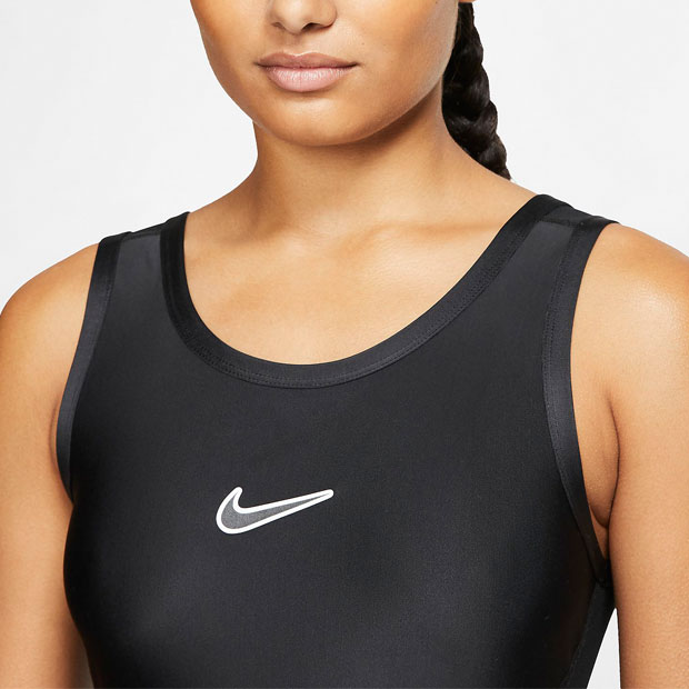 [나이키 여성용 코트 테니스 바디수트] NIKE Women`s Court Tennis Bodysuit - Black
