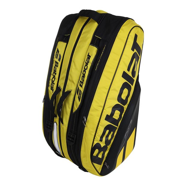 [바볼랏 테니스가방 퓨어 3단 RH12] Babolat Pure 12 Pack Tennis Bag - Yellow Black
