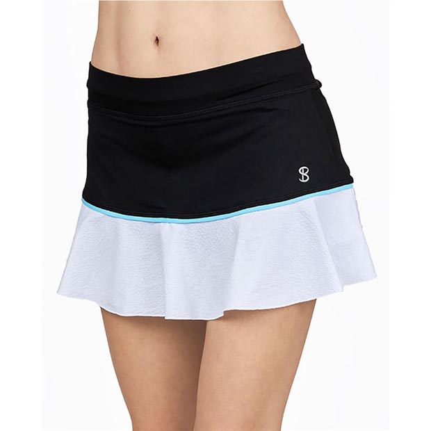 [소피벨라 여성용 Dresscode 13인치 테니스 스커트] SOFIBELLA Women`s Dresscode 13 Inch Tennis Skirt - Black and Croc