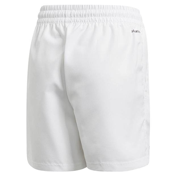 [아디다스 남자 쥬니어 클럽 5인치 테니스 반바지] adidas Boys` Club 5 Inch Tennis Short - White and Black