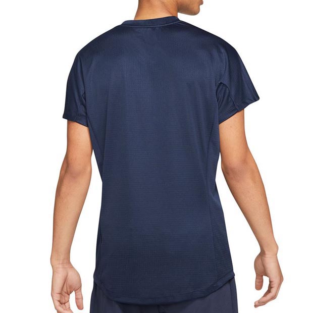 나이키 남성용 라파 나달 코트 챌린저 SS 테니스 티셔츠 Size M only - Obsidian