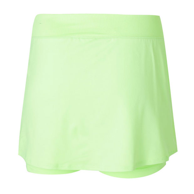 나이키 여성용 코트 빅토리 스트레이트 테니스 스커트 Size S only - Lime Glow