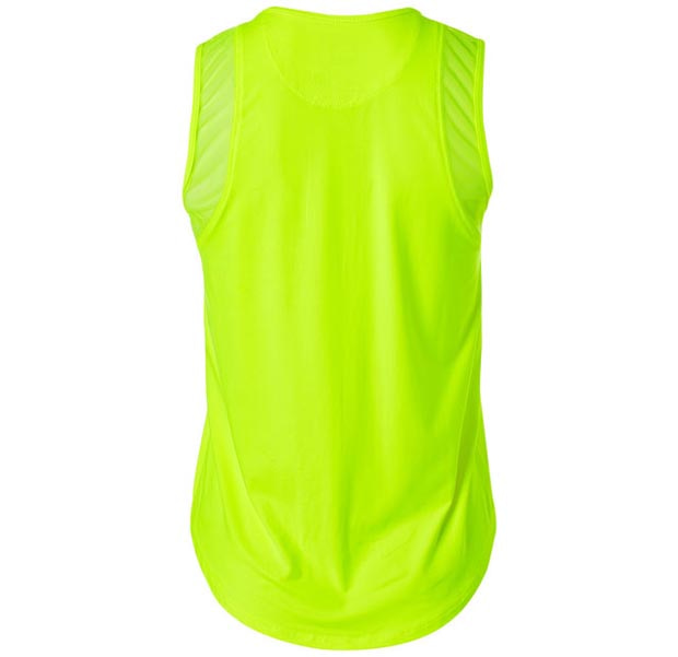 [럭키인러브 여성용 L-UV 칠 아웃 테니스 탱크] LUCKY IN LOVE Women`s L-UV Chill Out Tennis Tank - Neon Yellow