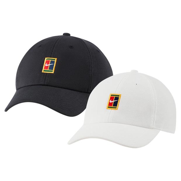 [나이키 남성용 코트 H86 시즈널 로고 테니스 모자] NIKE Men`s Court H86 Seasonal Logo Tennis Hat - White