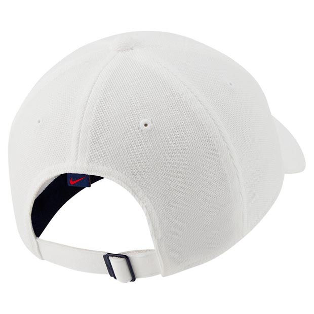 [나이키 남성용 코트 H86 시즈널 로고 테니스 모자] NIKE Men`s Court H86 Seasonal Logo Tennis Hat - White