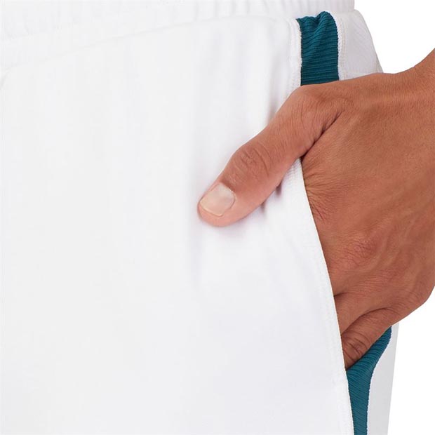 [휠라 남성용 Baseline 테니스 반바지] FILA Men`s Baseline Knit Tennis Short - White