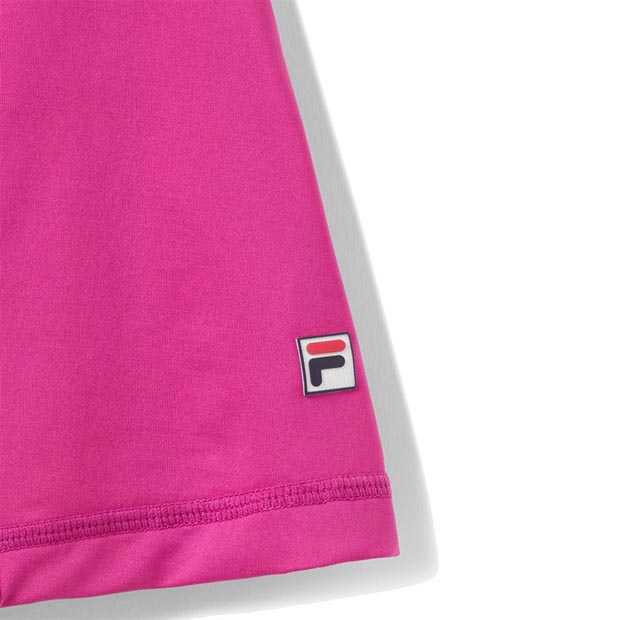 [휠라 여성용 Baseline 12.5인치 테니스 스커트] FILA Women`s Baseline 12.5 Inch Tennis Skirt - Festival Fuchsia