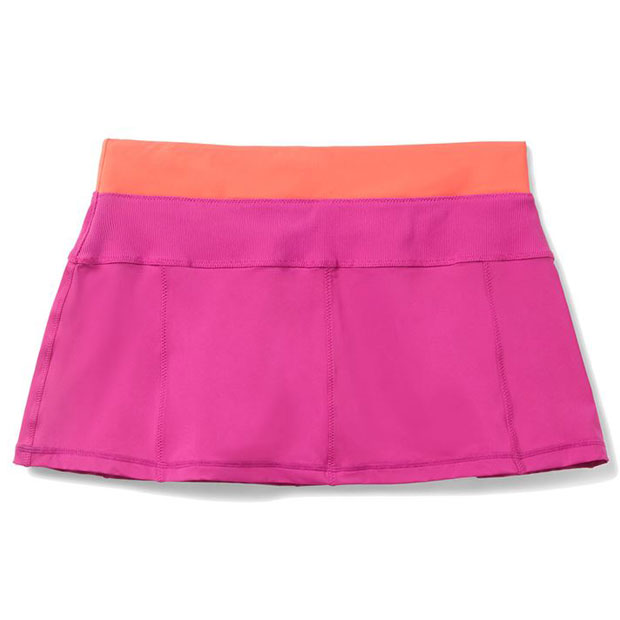 [휠라 여성용 Baseline 12.5인치 테니스 스커트] FILA Women`s Baseline 12.5 Inch Tennis Skirt - Festival Fuchsia