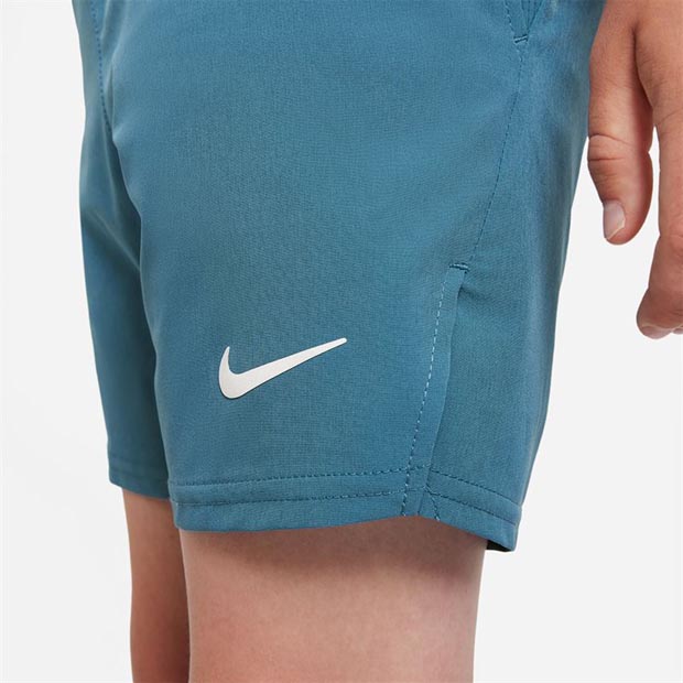 [나이키 남자 쥬니어 코트 빅토리 플렉스 에이스 테니스 반바지] Nike Boy&#039;s Court Victory Flex Ace Tennis Shorts - Rift Blue