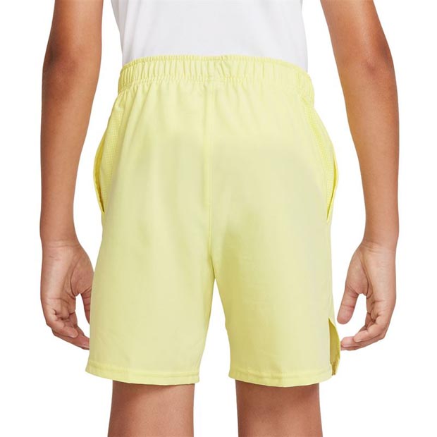 [나이키 남자 쥬니어 코트 빅토리 플렉스 에이스 테니스 반바지] Nike Boy&#039;s Court Victory Flex Ace Tennis Shorts - Light Zitron