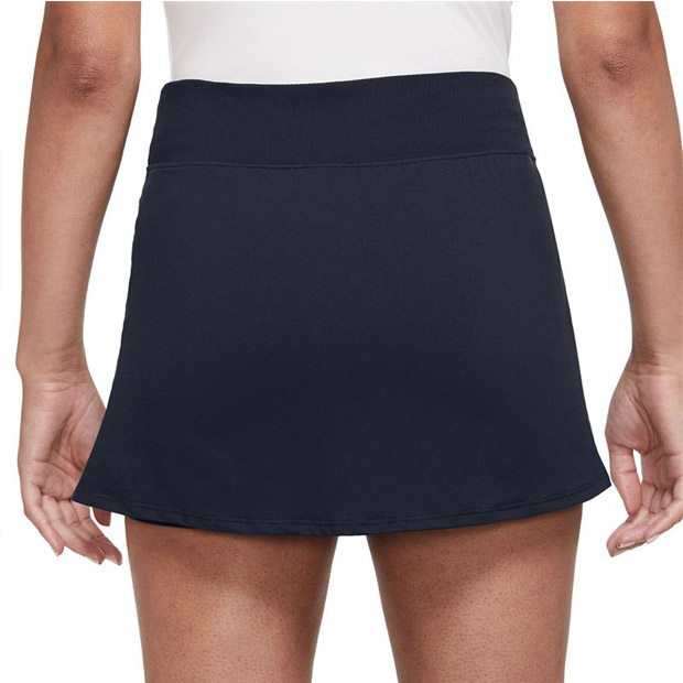 [나이키 여성용 코트 드라이핏 빅토리 스트레이트 테니스 스커트] NIKE Women`s Court Dri-FIT Victory Straight Tennis Skirt - Obsidian