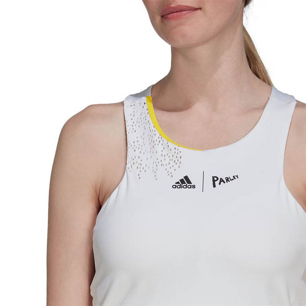 [아디다스 여성용 런던 Y-Back 테니스 드레스] adidas Women`s London Y-Back Tennis Dress - White