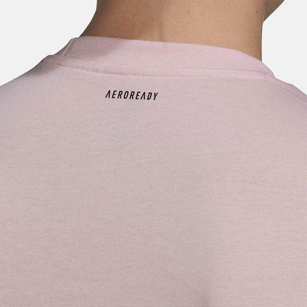 [아디다스 남성용 카테고리 그래픽 네트 테니스 티셔츠] adidas Men`s Category Graphic Net Tennis T-Shirt - Clear Pink