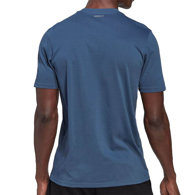 아디다스 남성용 카테고리 그래픽 네트 테니스 티셔츠