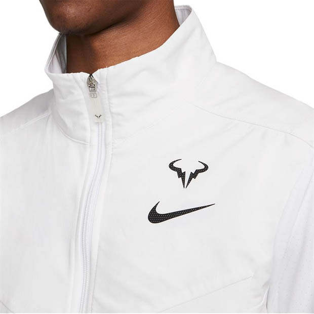 [나이키 남성용 라파 나달 코트 테니스 자켓] NIKE Men`s Rafa Court Dri-FIT Tennis Jacket - White