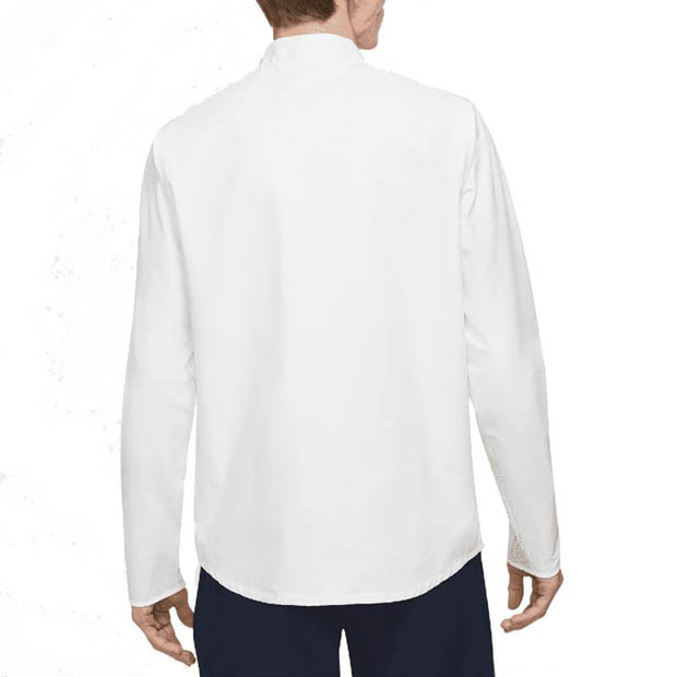 [나이키 남성용 코트 어드밴티지 팩커블 테니스 자켓] NIKE Men`s Court Advantage Packable Tennis Jacket - White