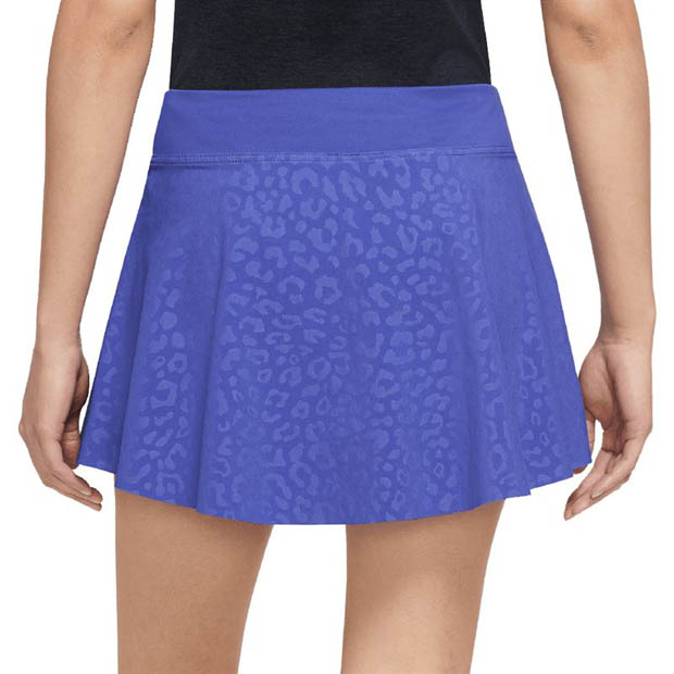[나이키 여성용 어드밴티지 클럽 프린트 테니스 스커트] NIKE Women`s Advantage Club Printed Tennis Skirt - Lapis
