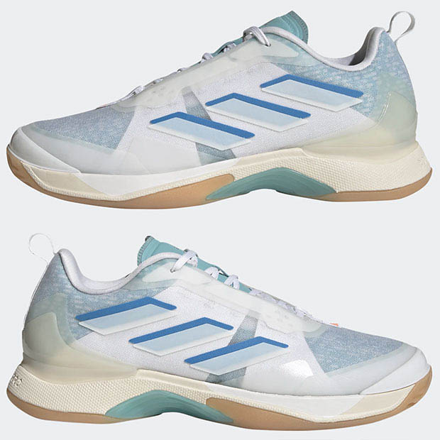 [아디다스 여성용 아바코트 테니스화] adidas Women&#039;s Avacourt Parley Tennis Shoes - Mint Ton and Footwear White