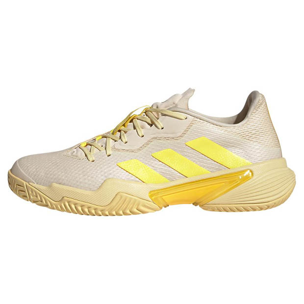 [아디다스 남성용 바리케이드 테니스화] Adidas Men`s Barricade Tennis Shoes - Ecru Tint and Beam Yellow