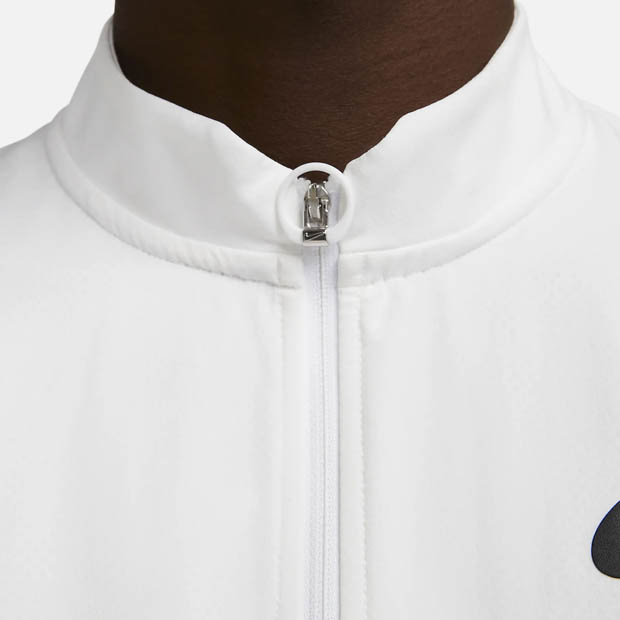 [나이키 남성용 코트 어드밴티지 팩커블 테니스 자켓] NIKE Men`s Court Advantage Packable Tennis Jacket - White