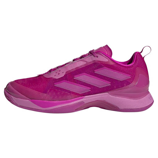 [아디다스 여성용 아바코트 테니스화] adidas Women&#039;s Avacourt Parley Tennis Shoes - Vivid Pink and Pulse Lilac