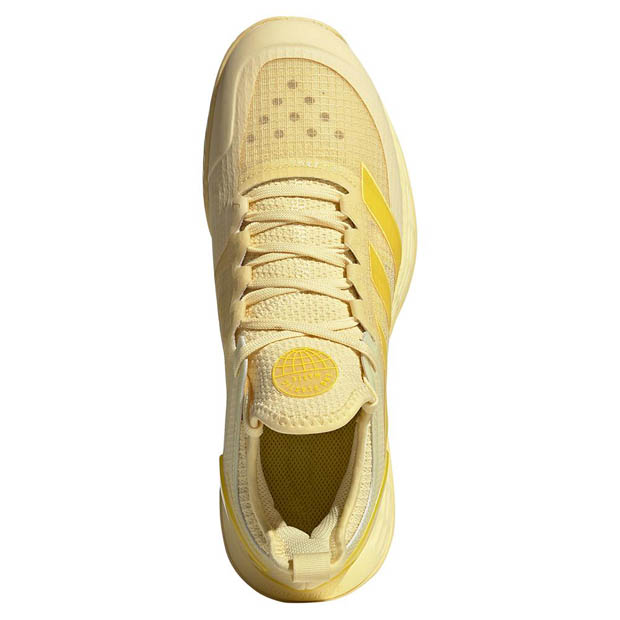 [아디다스 여성용 우버소닉4 테니스화] adidas Women&#039;s adizero Ubersonic 4 Tennis Shoes - Almost and Impact Yellow