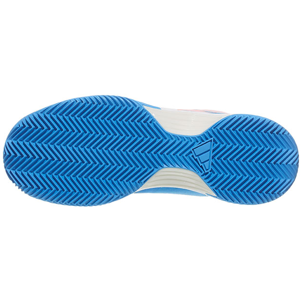 [아디다스 여성용 아바코트 클레이용 테니스화] adidas Women&#039;s Avacourt Clay Tennis Shoes - Pulse Blue and Footwear White