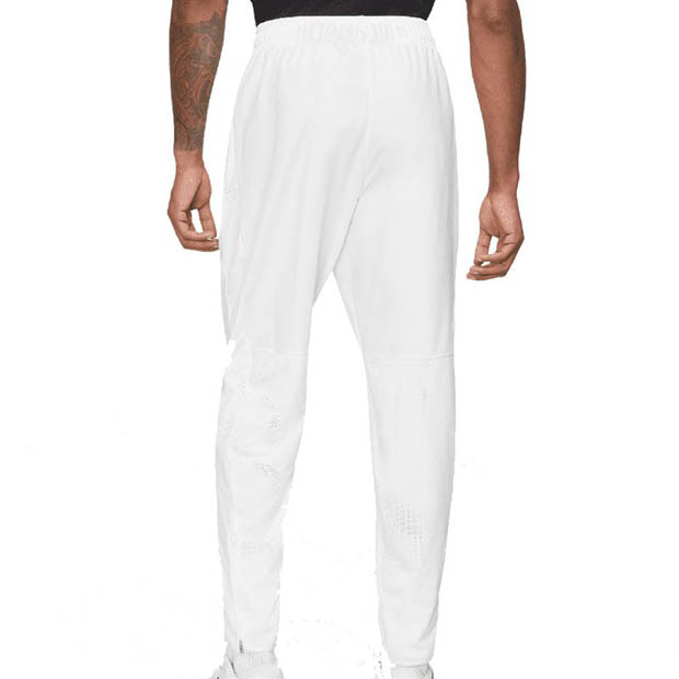 [나이키 남성용 코트 플렉스 어드밴티지 테니스 긴바지] NIKE Men&#039;s Court Flex Advantage Tennis Pants - White