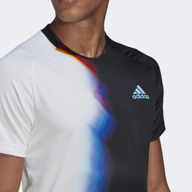 [아디다스 남성용 월드컵 테니스 상의] adidas World Cup Tennis Top - White and Black