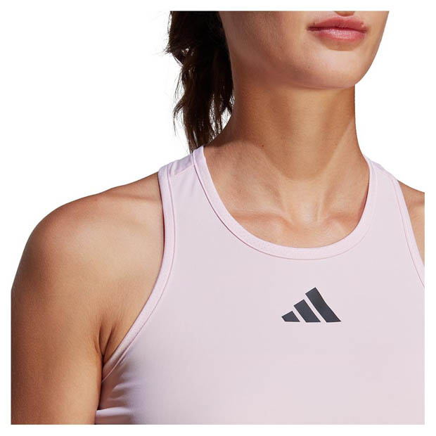 [아디다스 여성용 클럽 테니스 탱크] Adidas Women&#039;s Club Tennis Tank - Clear Pink