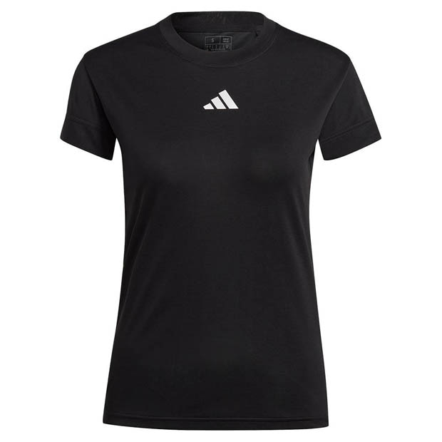 [아디다스 여성용 게임세트 프리리프트 테니스 상의] Adidas Women&#039;s Gameset Freelift Tennis Top - Black