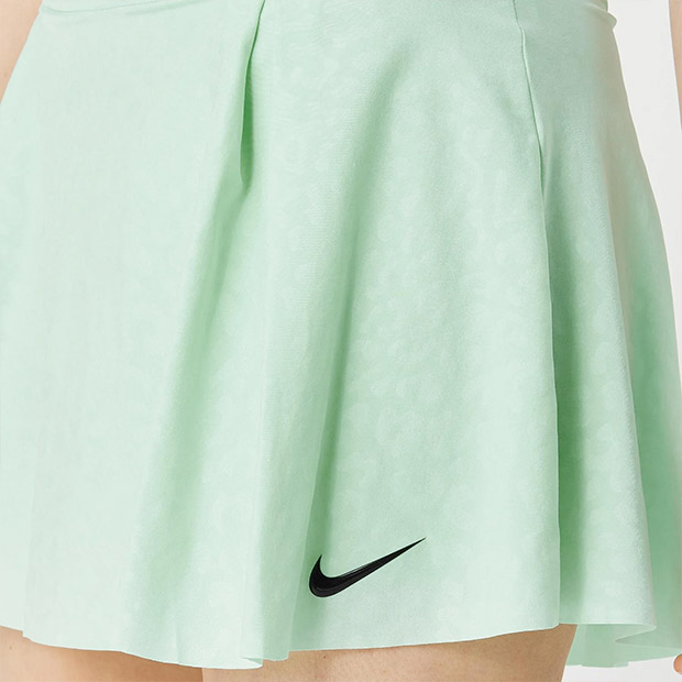 [나이키 여성용 어드밴티지 클럽 레귤러 프린트 테니스 스커트] NIKE Women`s Advantage Club Regular Printed Tennis Skirt - Mint Foam
