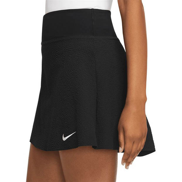 [나이키 여성용 드라이-핏 클럽 텍스쳐 테니스 스커트] NIKE Women`s Dri-FIT Club Texture Tennis Skirt - Black