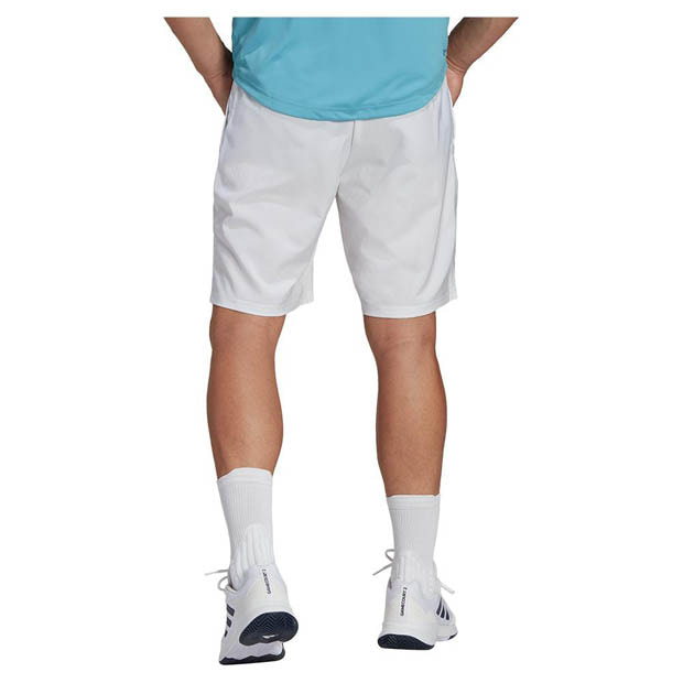 [아디다스 남성용 클럽 3선 테니스 반바지] Adidas Men`s Club 3-Stripe Tennis Shorts - White