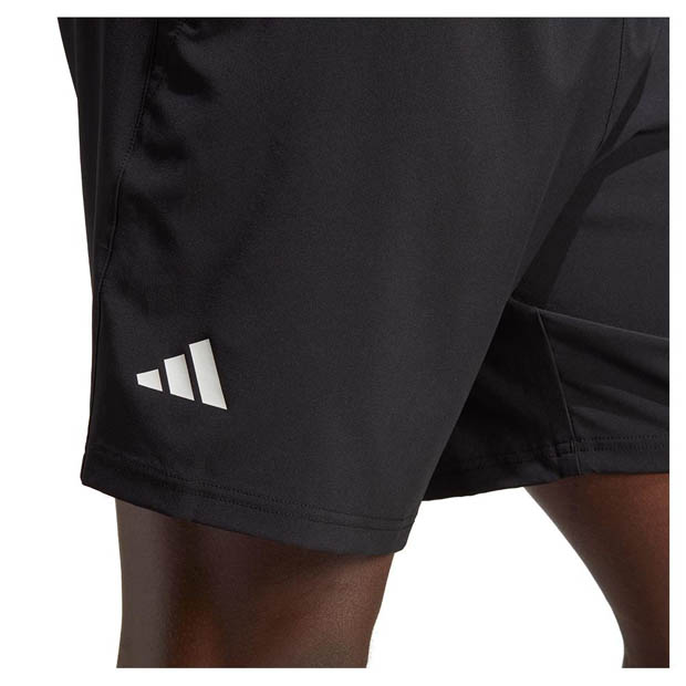 [아디다스 남성용 클럽 우븐 테니스 반바지] Adidas Men`s Club Stretch Woven Tennis Shorts - Black