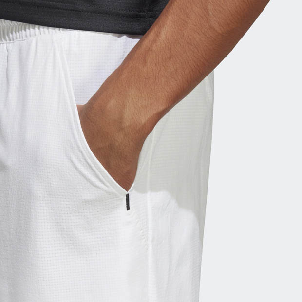 [아디다스 남성용 에르고 테니스 반바지] Adidas Men`s Ergo Tennis Shorts - White