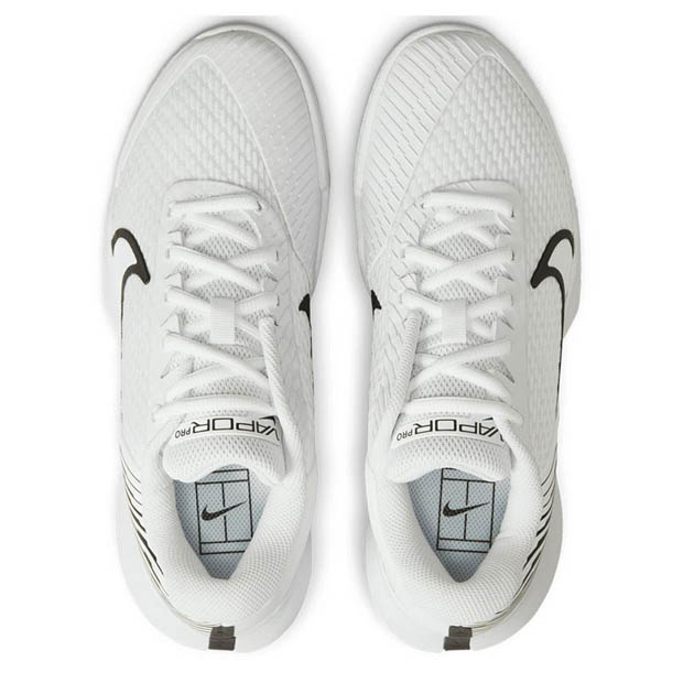 [나이키 여성용 에어 줌 베이퍼 프로 2 테니스화] NIKE Women`s Air Zoom Vapor Pro 2 Tennis Shoes - White and Black