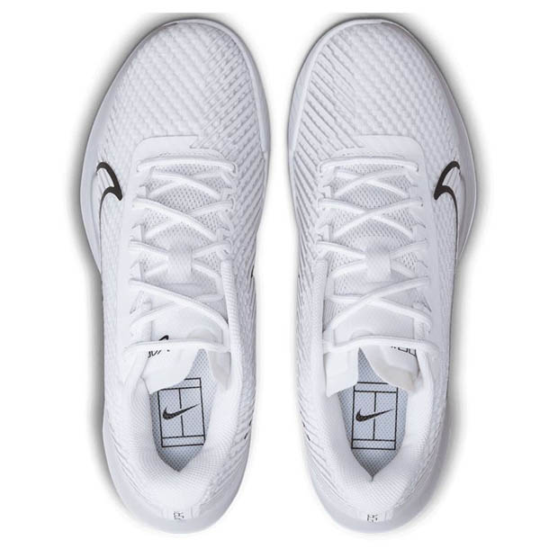 [나이키 여성용 에어 줌 베이퍼 11 테니스화] NIKE Women`s Air Zoom Vapor 11 Tennis Shoes - White and Black